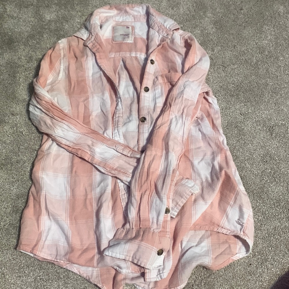 A cute flannel button up